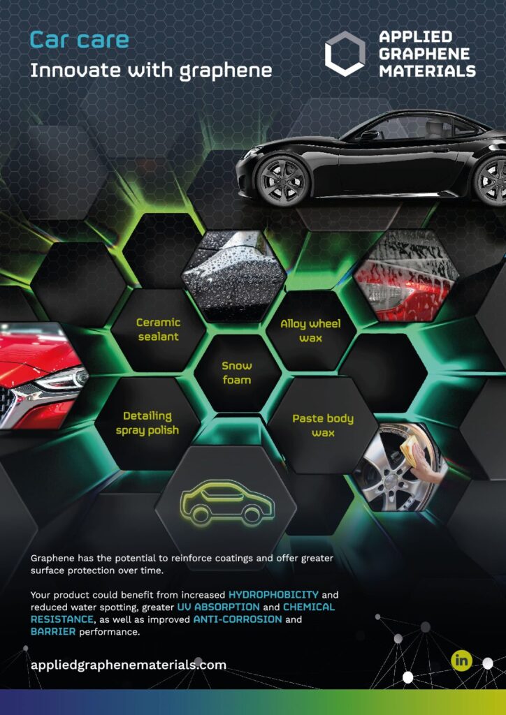 Find out about the benefits of graphene for car care products.
