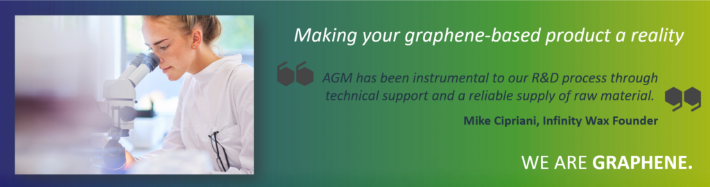 High quality, scalable graphene dispersions that are stable, safe to handle and easy to incorporate.